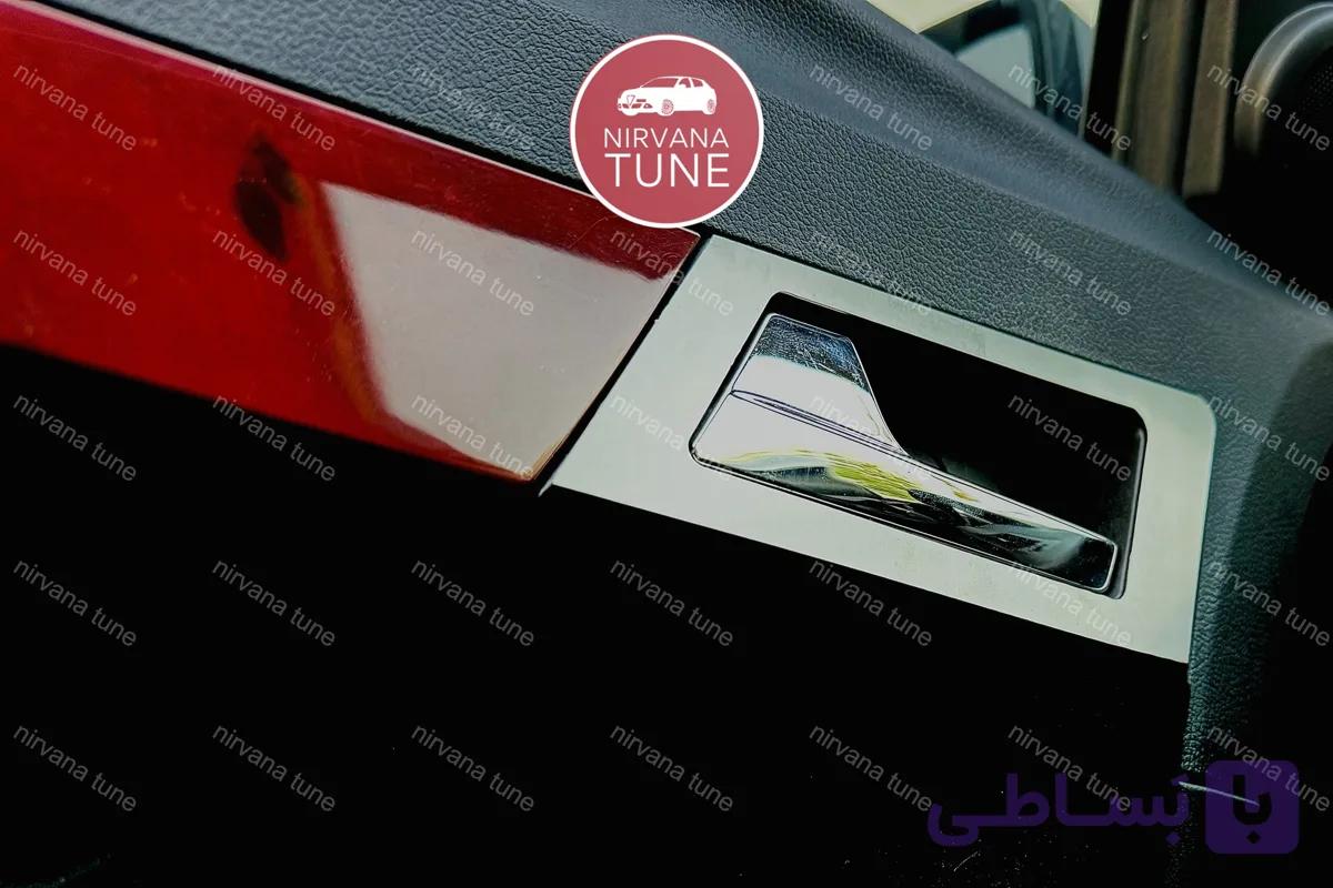 قاب دستگیره داخلی دنا پلاس طرح استیل ، پیانویی ( مجموعه ۲ عددی )