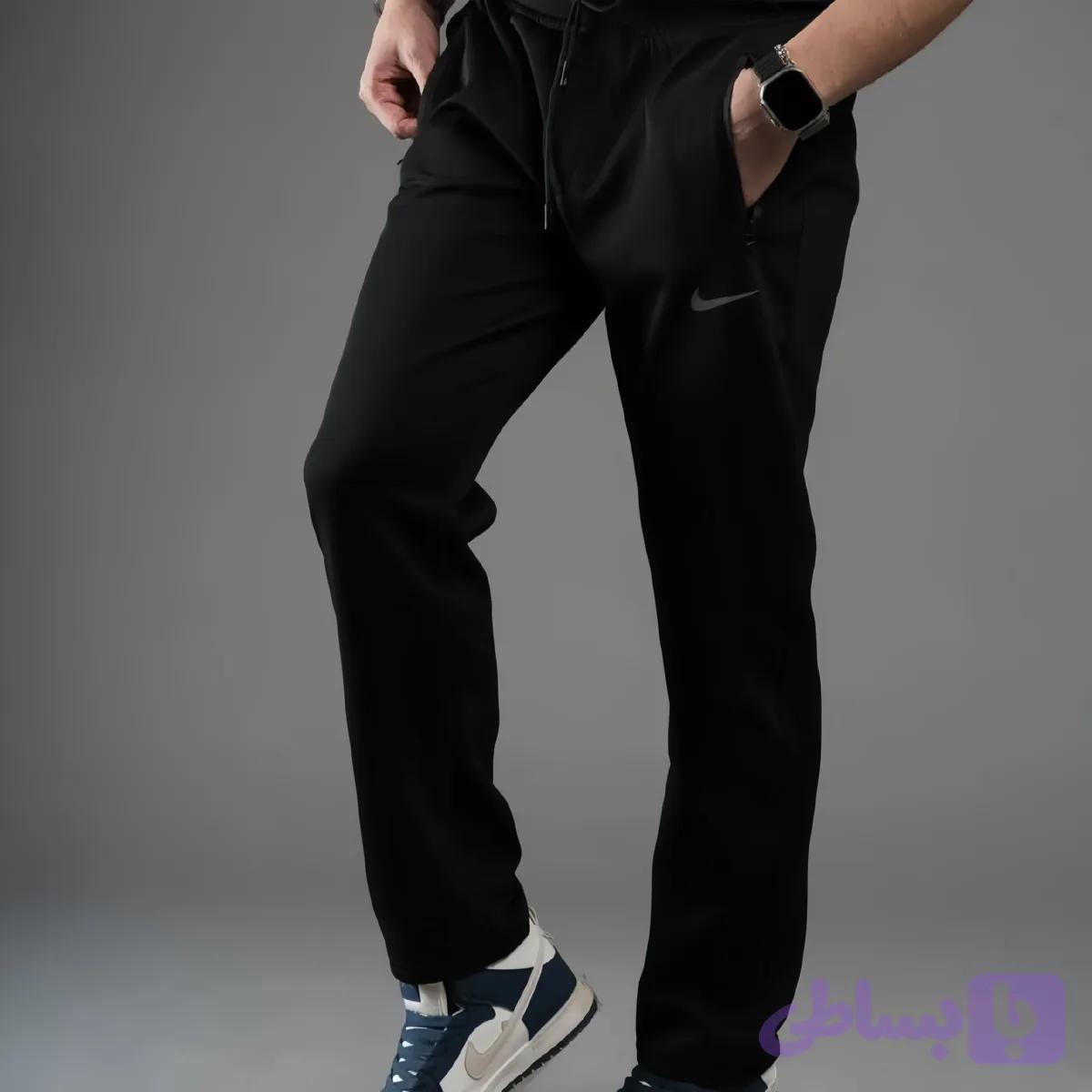 شلوار ورزشی مردانه (راسته) مدل NIKE پارچه غواصی درجه یک با ضمانت در 2 رنگ جذاب