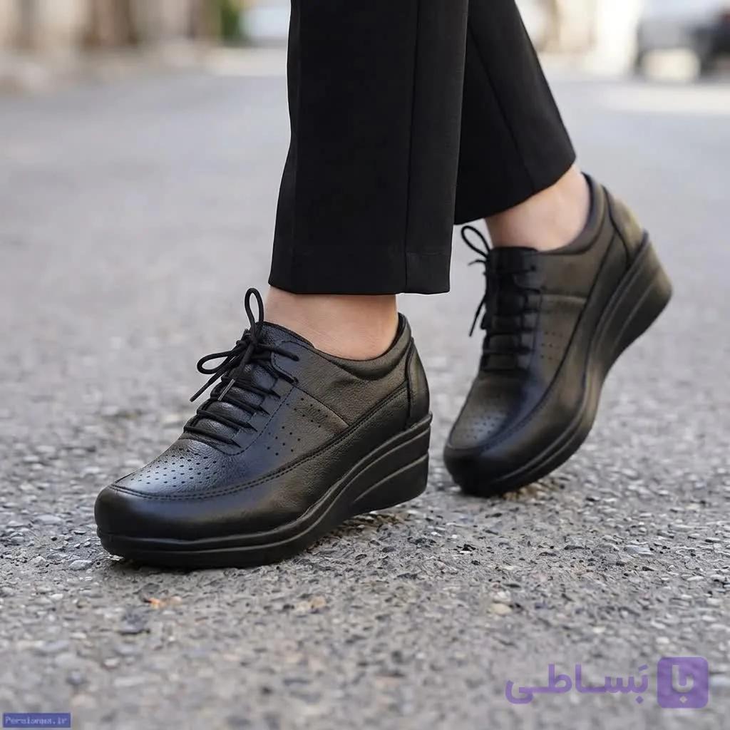 کفش روزمره زنانه بندی طبی با بند مدل 2084 — تصویر 1
