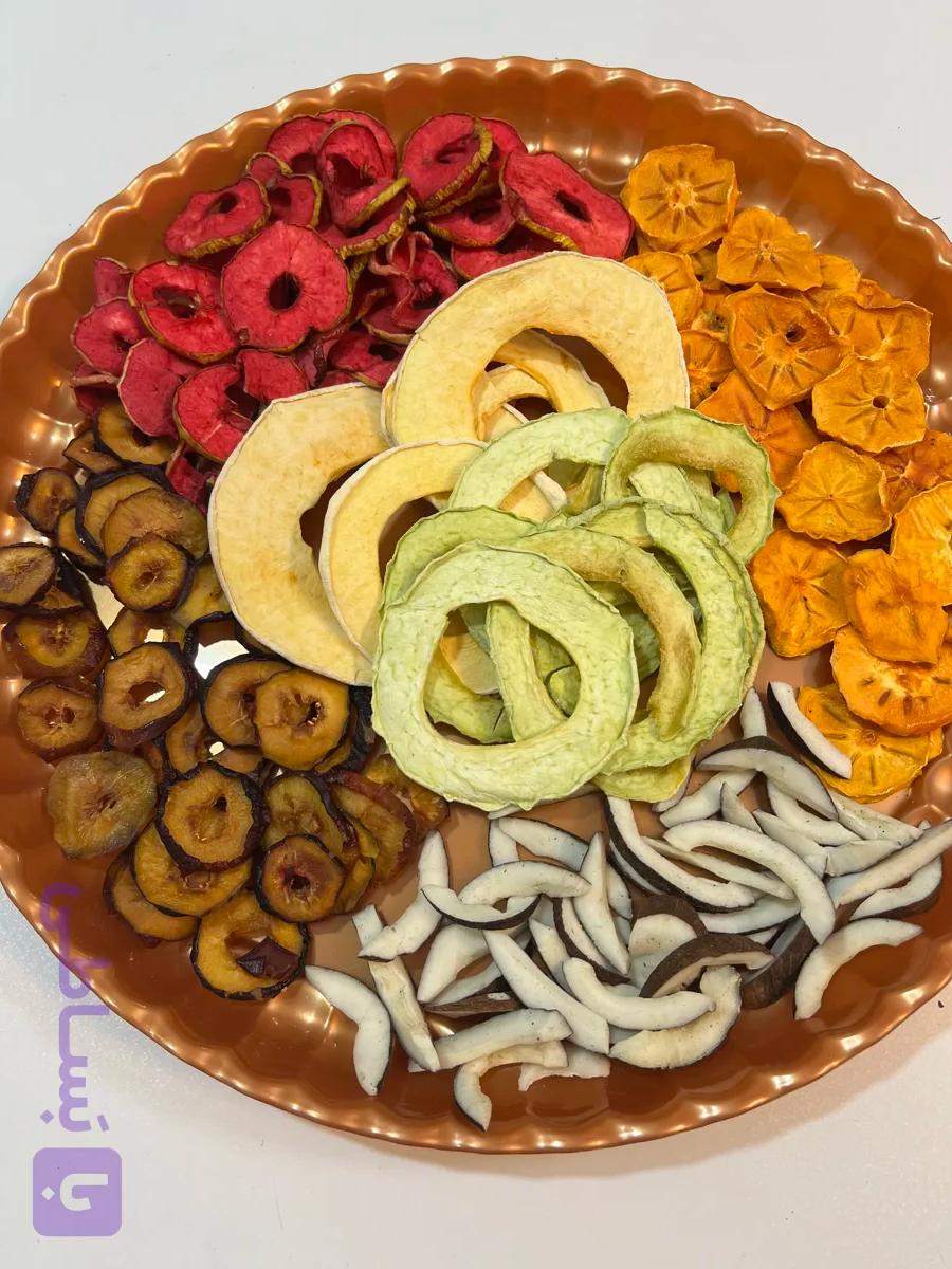 میوه خشک ۵۰۰ گرمی مخلوط ۵ میوه لوکس