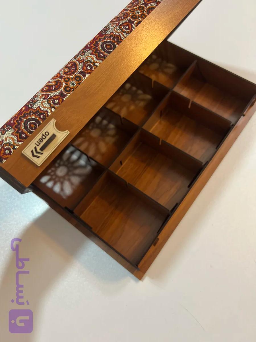 جعبه دمنوشی چوبی