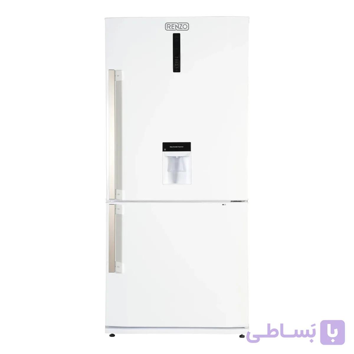 یخچال فریزر رنزو مدل 8410 یخساز اتوماتیک — تصویر 1