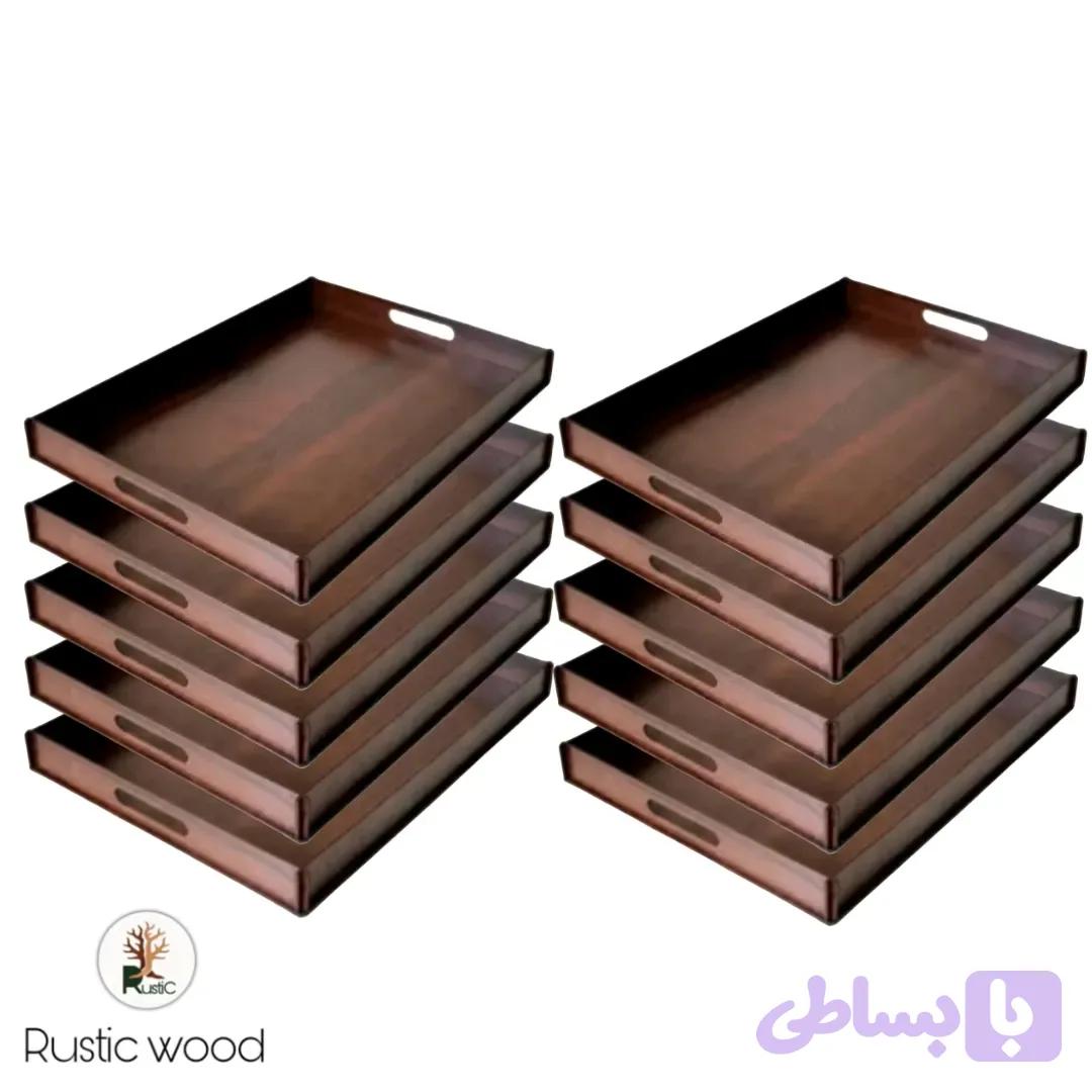 سینی فینگر فود چوبی (عمده)