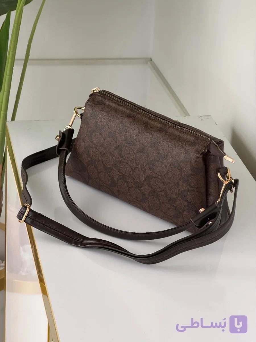 کیف چرم دسته شلنگی مارک