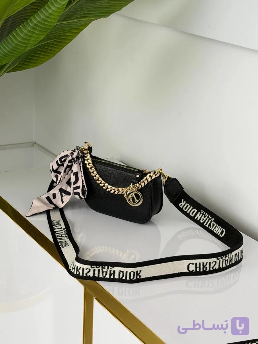 کیف پاسپورتی اسکارف دار Dior