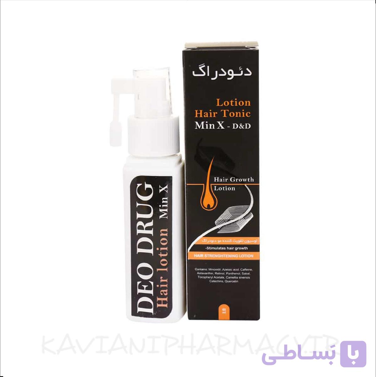 لوسیون تقویت کننده مو دئودراگ 60 میل — تصویر 1