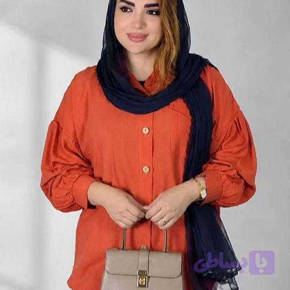 شومیز آستین پفی تکجیب code: 1970 — تصویر 1