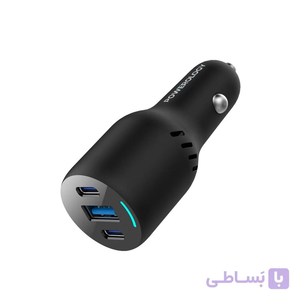 شارژر فندکی پاورلوژی با توان 85