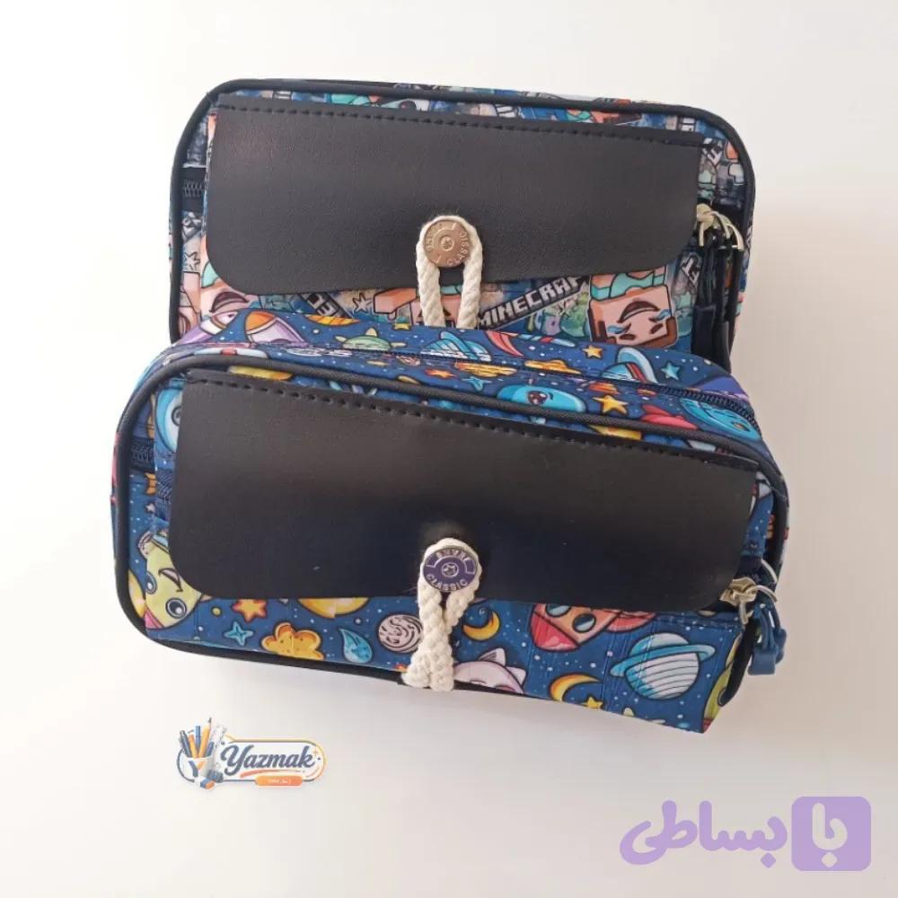 جامدادی فانتزی چهار زیپ چندبخشی — تصویر 1