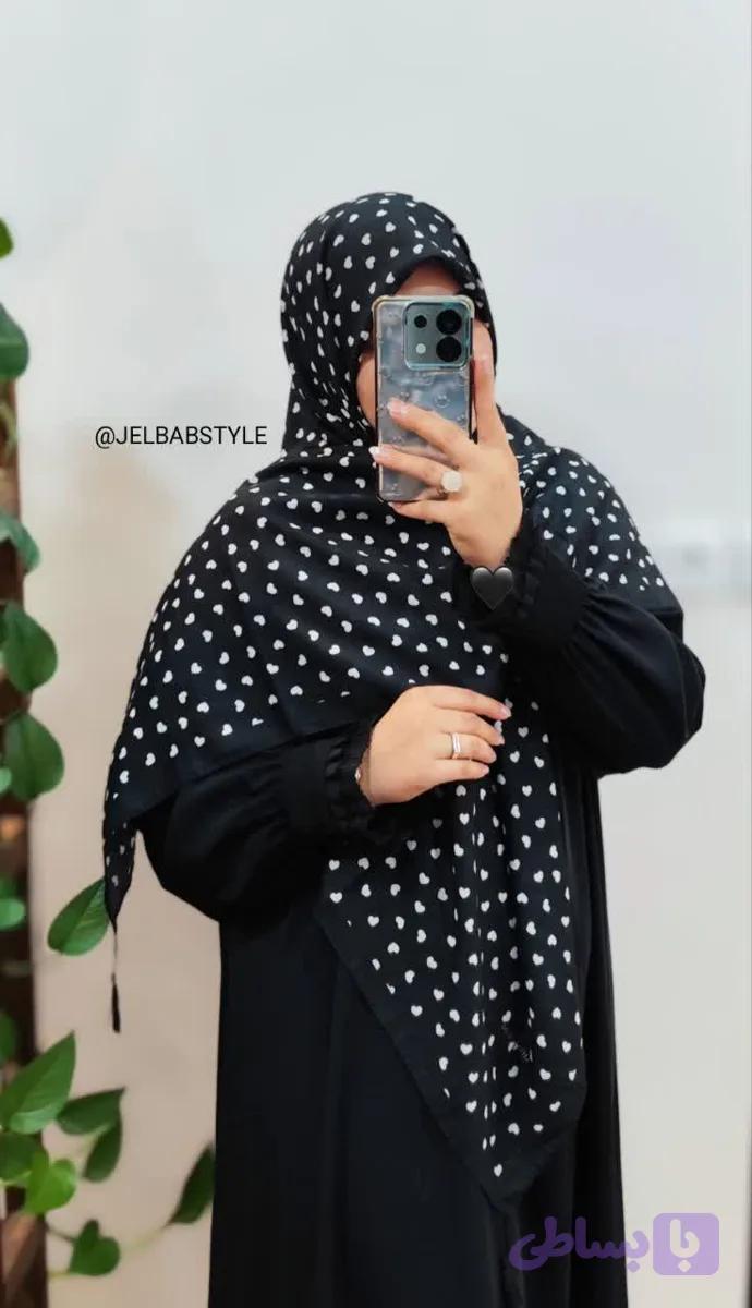 روسری سوپرنخ اعلاء مدل قلب