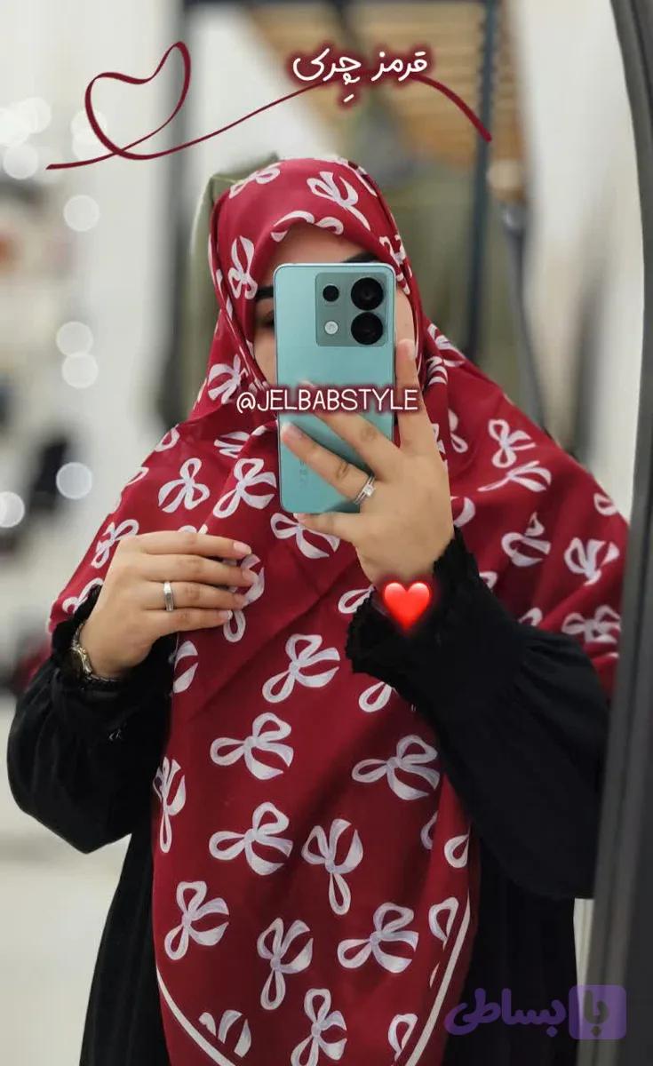 روسری سوپر نخ اعلاء مدل پاپیون