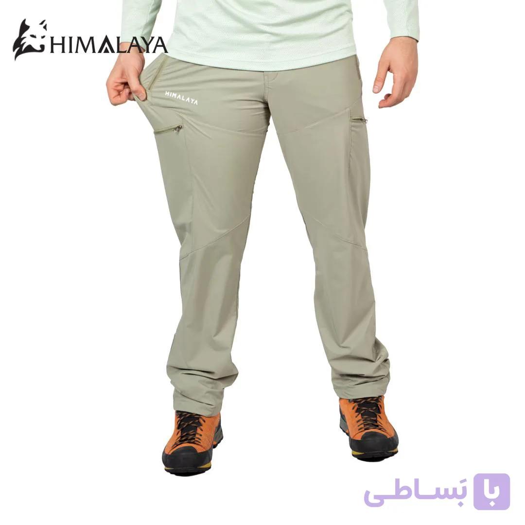 شلوار ترکینگ تابستانی cm163 هیمالیا سبز باستیلی — تصویر 1