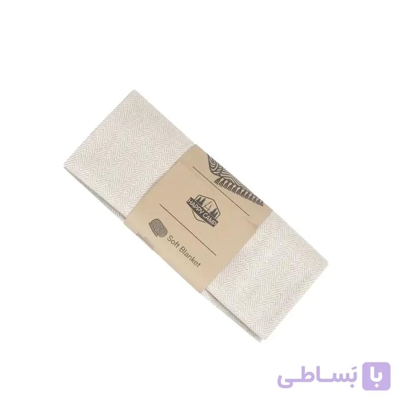 پتو HAPPY CAMP مدل NEST کد 46806 رنگ کرم — تصویر 1