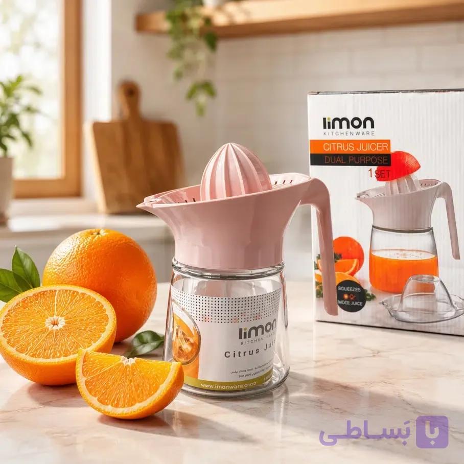 آبمیوه گیری و پارچ دو کاره 1 لیتر لیمون – کد 67 — تصویر 1