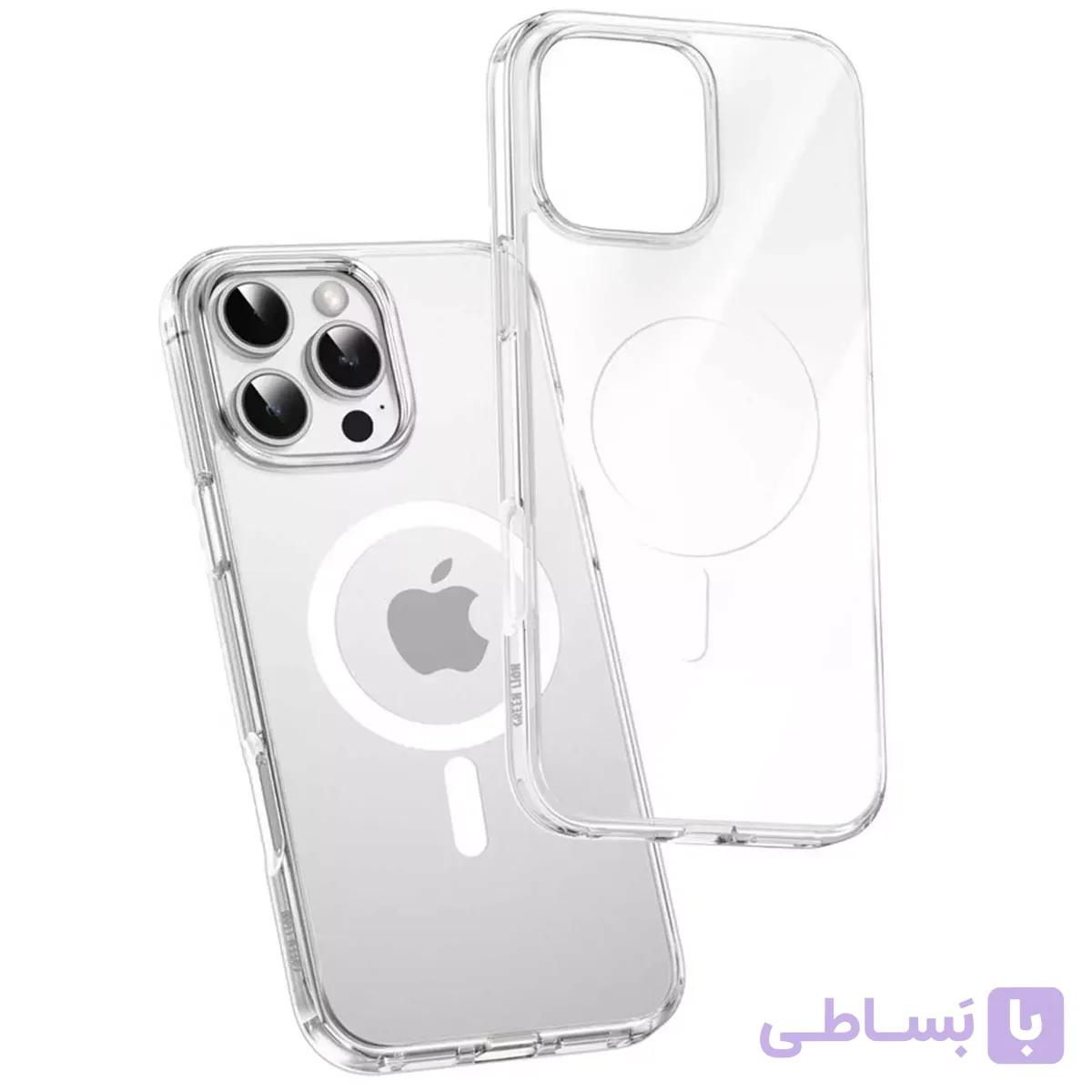 قاب ایفون ۱۶ پرومکس مکسیف شفاف