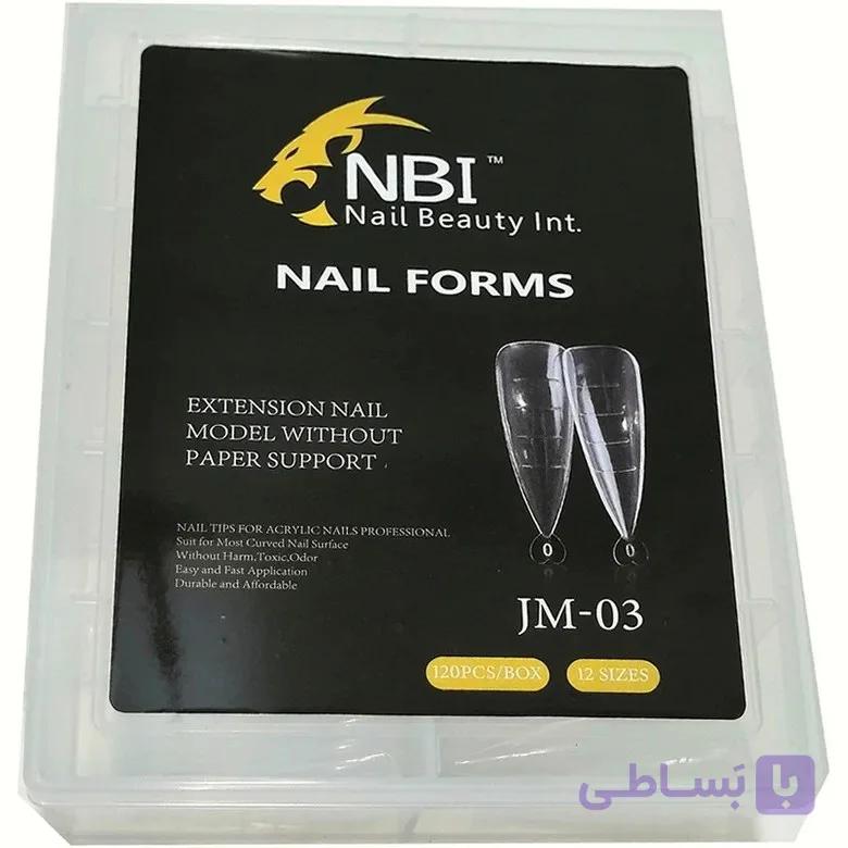 قالب کاشت ژل ان بی ای|NBI کد JM-03 مدل بادامی 120 عددی
