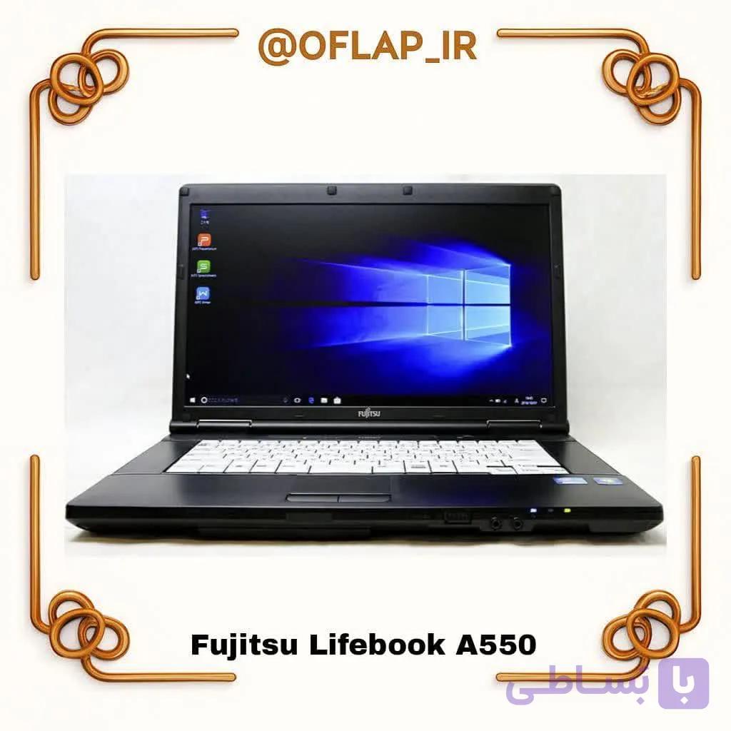 لپ‌تاپ استوک فوجیتسو A550 – طراحی صنعتی، پردازنده i3 M370، رم ۴ گیگابایت، SSD ۱۲۸ گیگابایت / 14 اینچی9 — تصویر 1