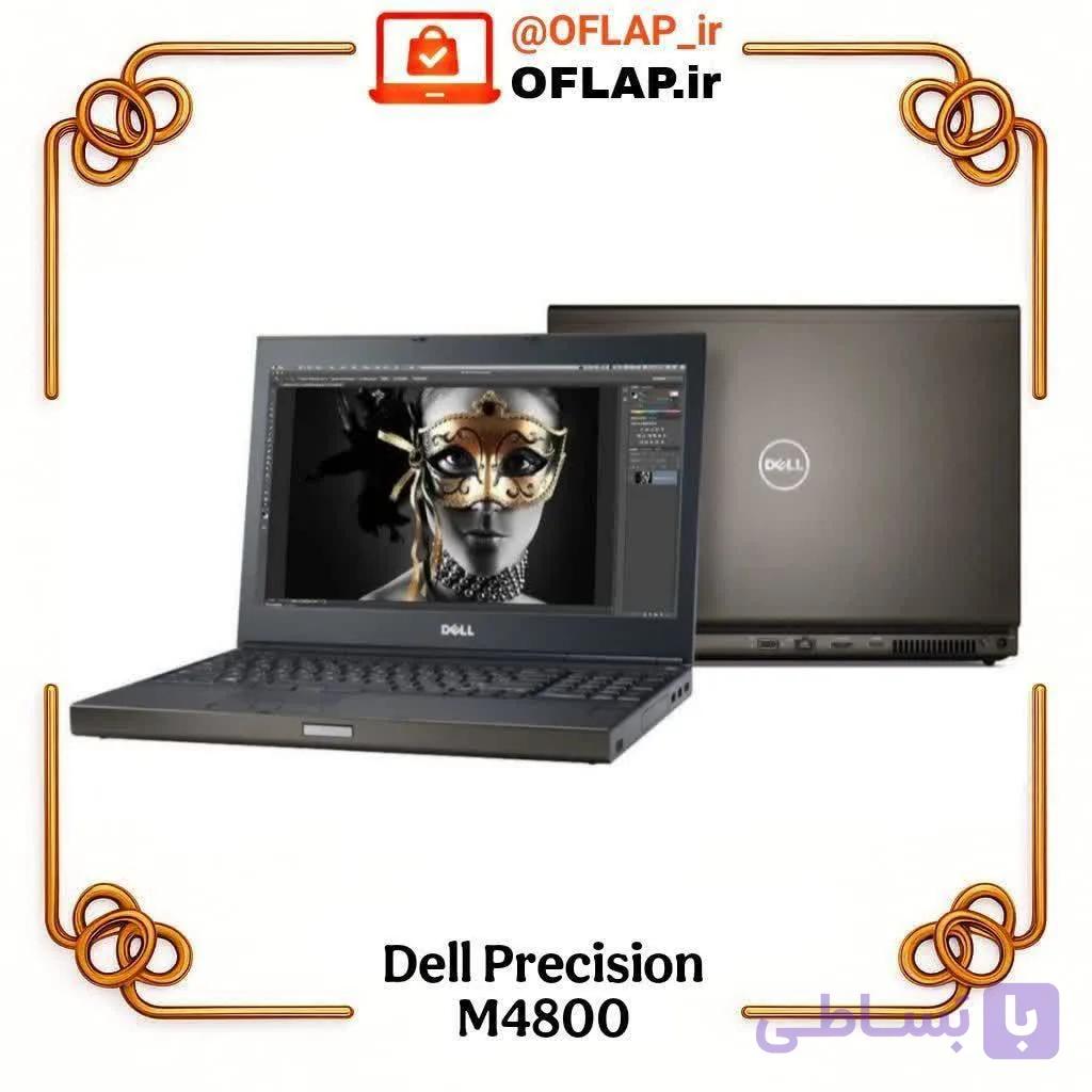 لپ‌تاپ استوک M4800 دل Core i7-4810MQ با SSD و گرافیک NVIDIA Quadro 2GB — تصویر 1