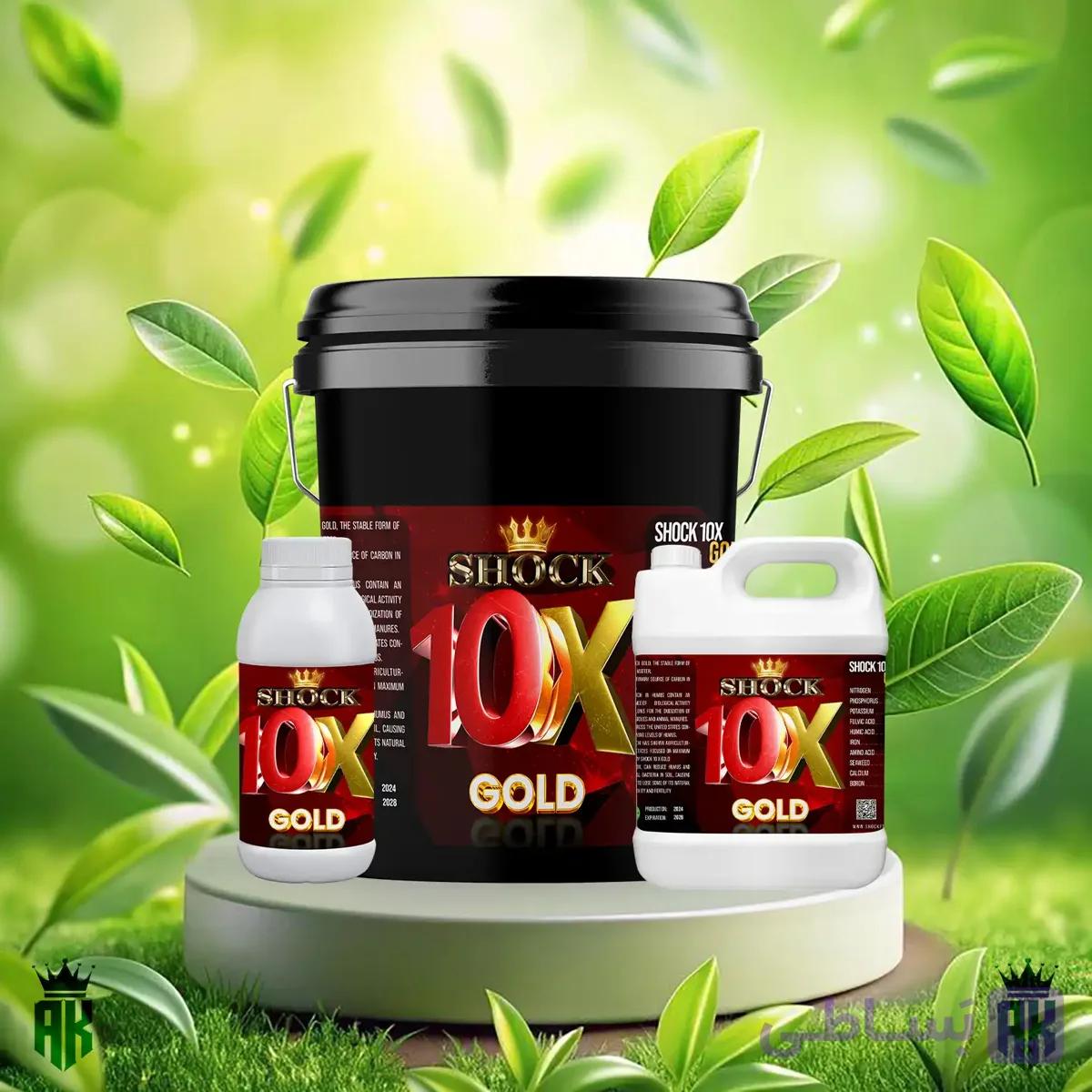 کود 10X گلد شوک (تاییده ضمانت آنالیز)✅ — تصویر 1