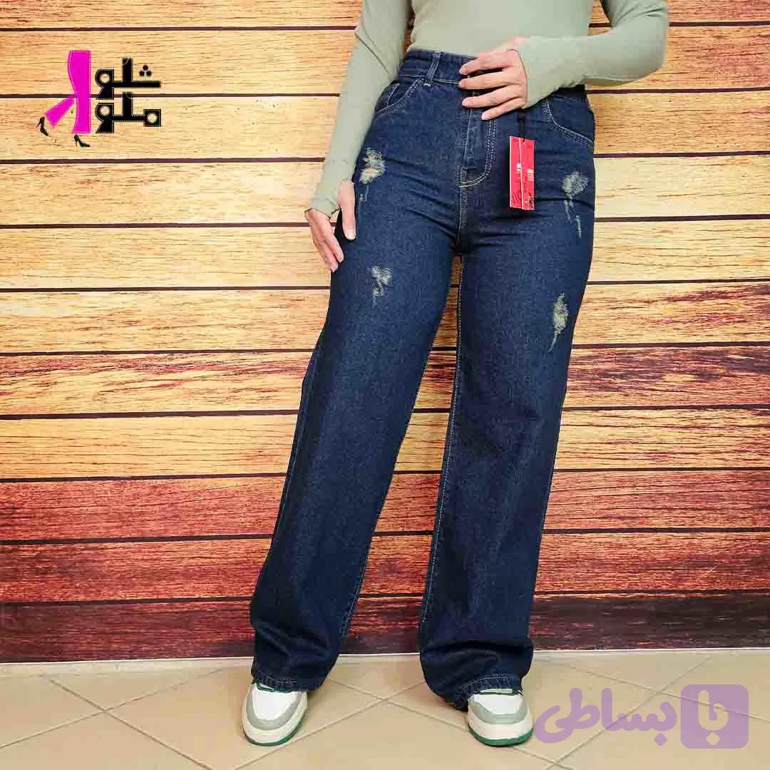 شلوار بگ جین کد 2443 — تصویر 1