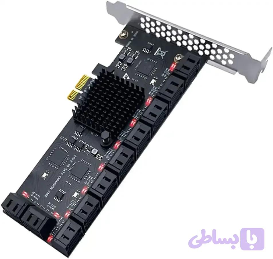 کارت تبدیل 20 ساتا به pci HEROPANGE به همراه کابل ساتا — تصویر 1