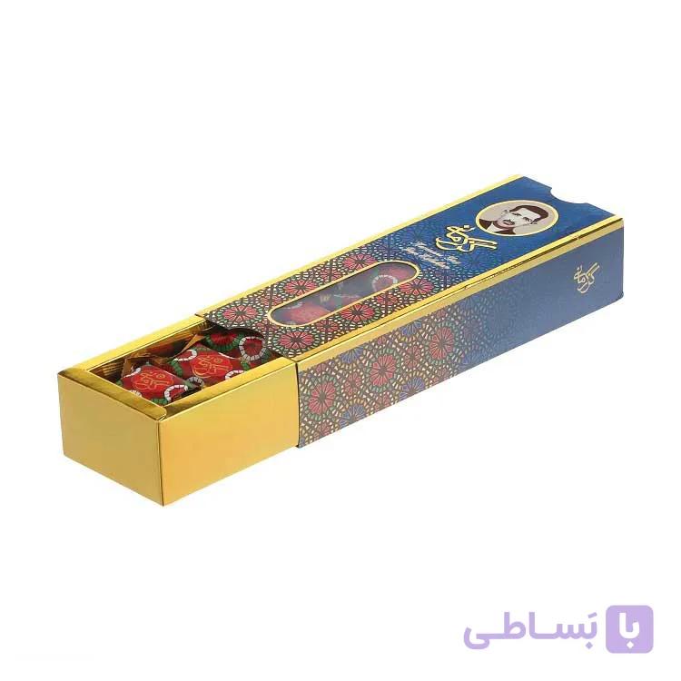گز کرمانی 28 درصد مغز پسته لقمه – 150 گرم — تصویر 1