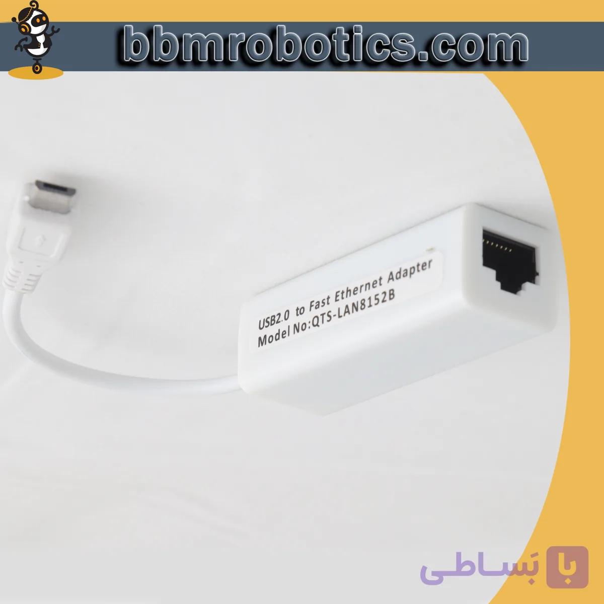 کارت شبکه میکرو USB  مناسب رزبری پای زیرو — تصویر 1