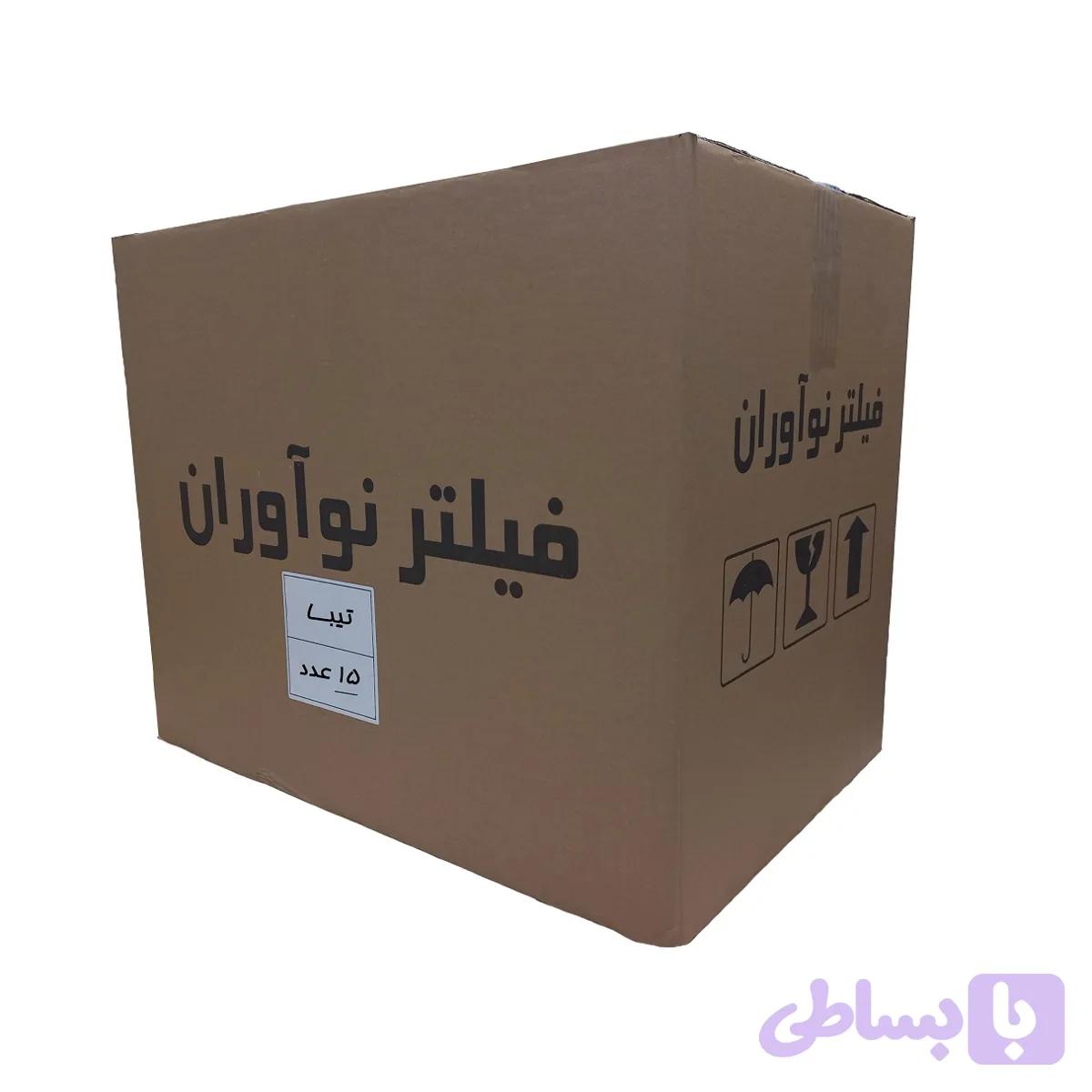 فیلتر هوا خودرو برند نوآوران مناسب تیبا - کوییک - ساینا - اطلس بسته 15 عددی