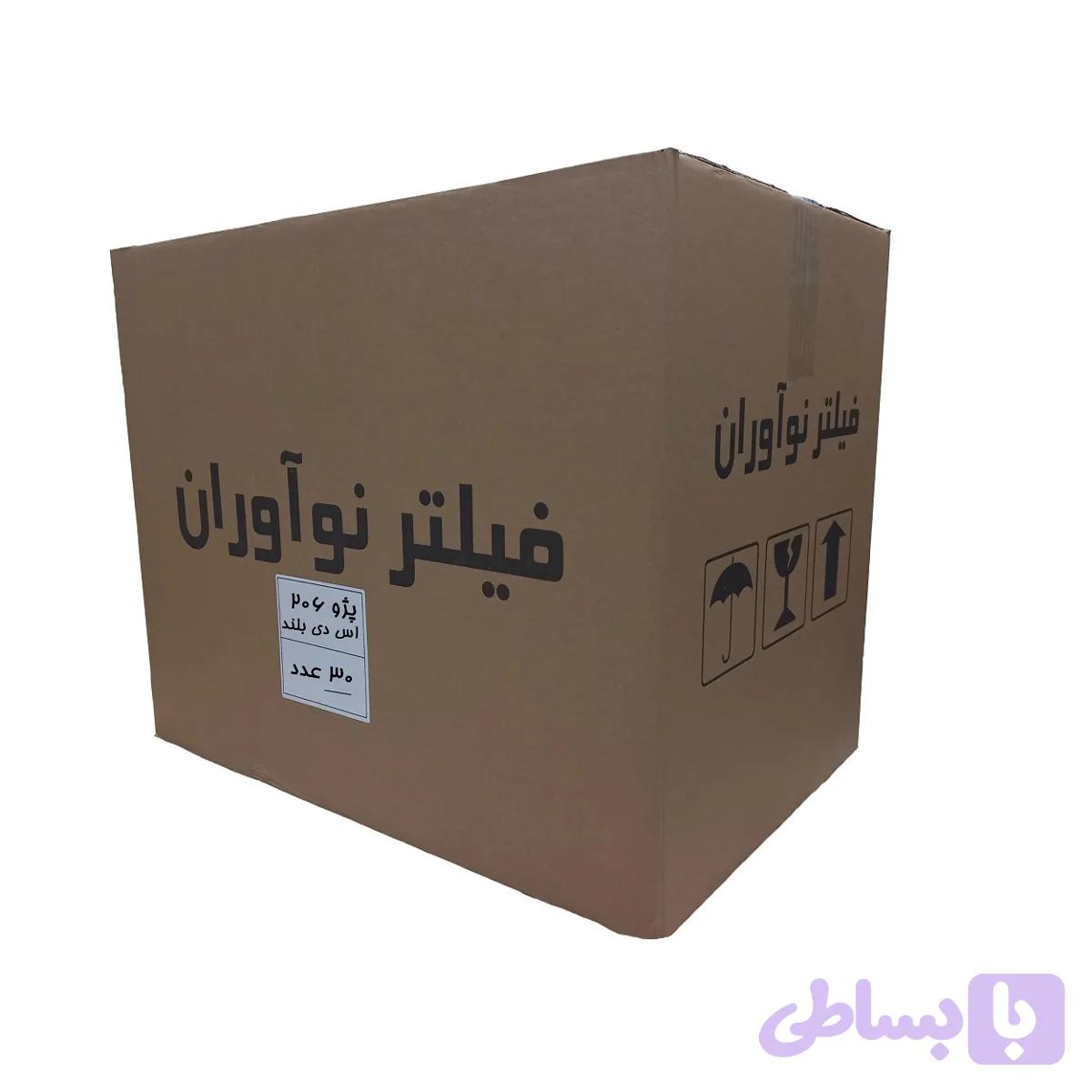 فیلتر هوا خودرو برند نوآوران مناسب پژو 206 تیپ 5 TU5 - پژو 207 - رانا - رانا پلاس - دانگ فنگ H30 Cross - پژو پارس TU5 - تارا TU5 - وانت آریسان 2 - پژو پارس جدید XU7P بسته 30 عددی