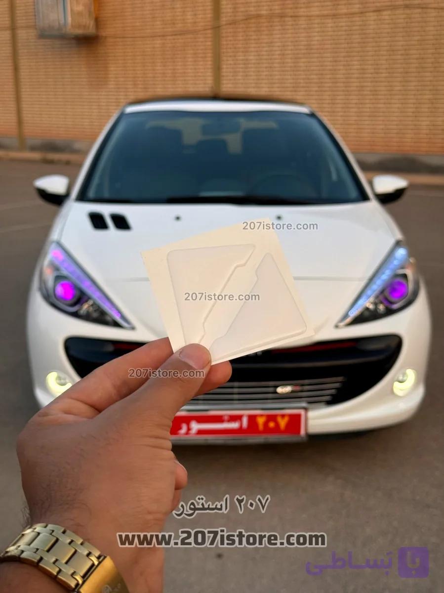 ضربه گیر مثلثی گوشه درب مشکی پژو-جفتی