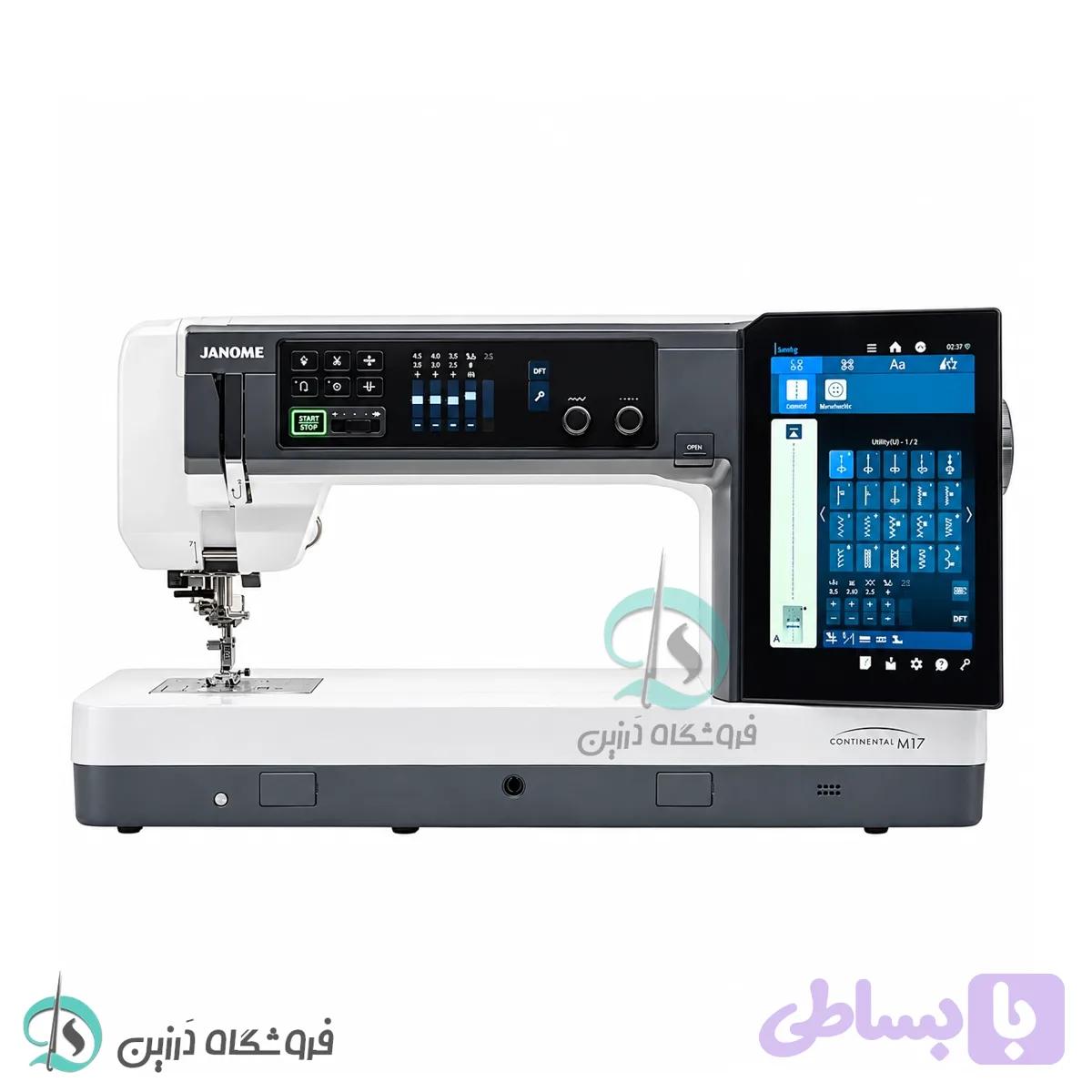 چرخ خیاطی و گلدوزی ژانومه مدل Continental M17 آکبند(پیش سفارش) — تصویر 1