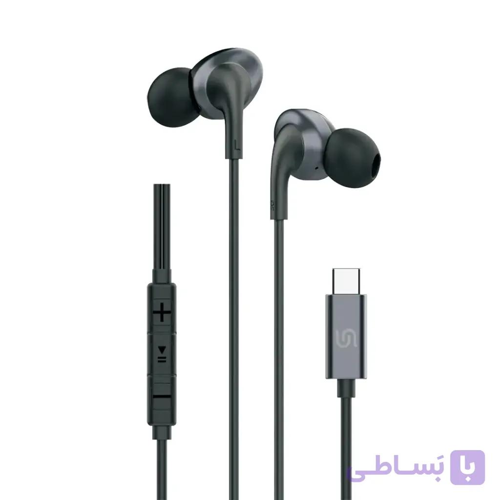 هندزفری سیمی پرودو با سوکت تایپ سی مدل stereo earphones PD-STWLEP042