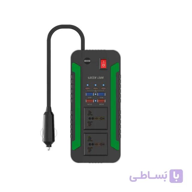 اینورتر فندکی خودرو گرین لاین مدل SPARK 300W