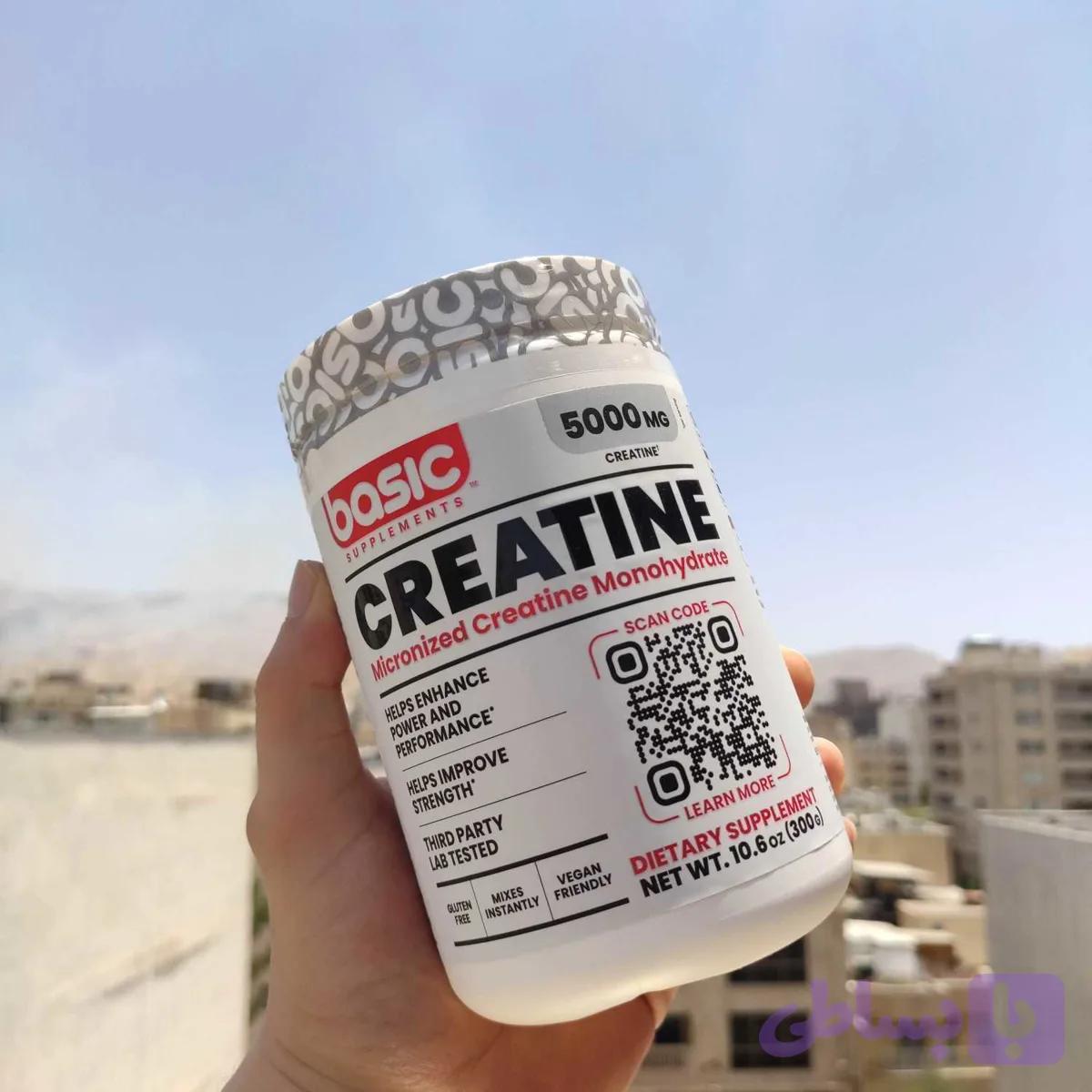 کراتین مونوهیدرات بیسیک 300 گرمی | Basic Micronized Creatine Monohydrate