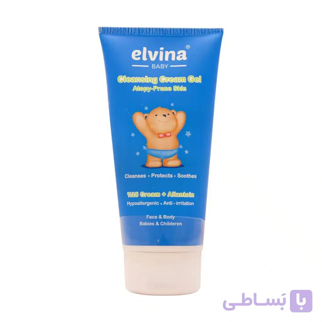 کرم ژل شستشوی آتوپیک صورت و بدن الوینا 200 میلی لیتر