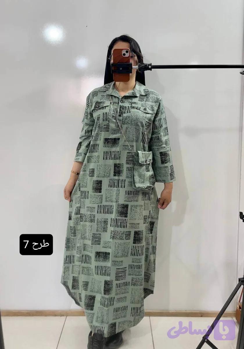 کفتان بلند کیف دار حصیری
