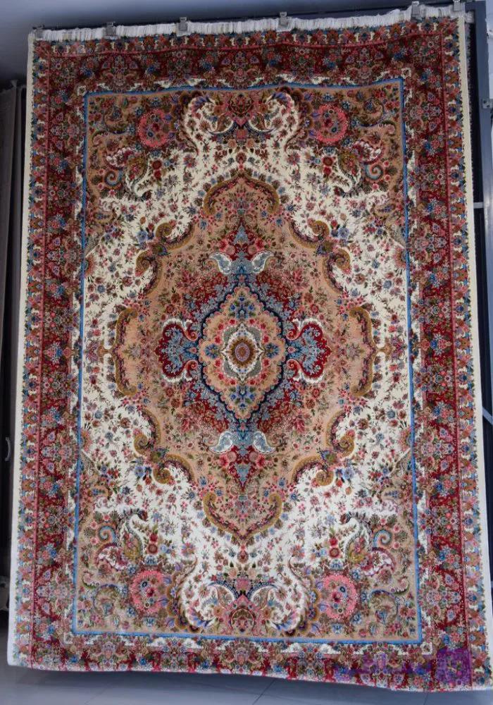فرش طرح 160062 کرم کد 47078 — تصویر 1