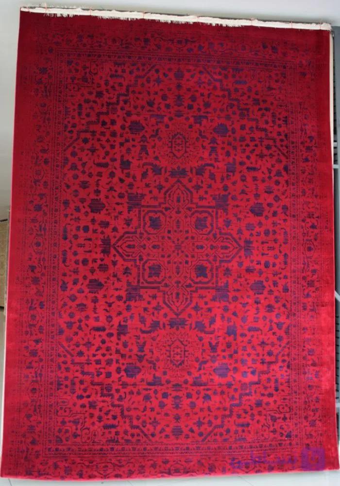 فرش طرح 12850 لاکی سرمه ای کد 45999 — تصویر 1