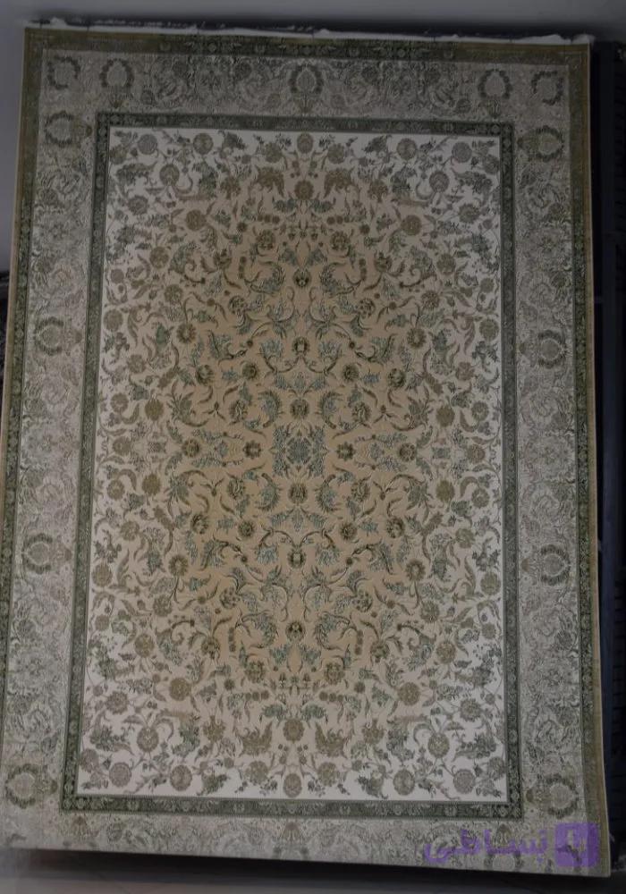 فرش طرح تانگو کرم کد 47006 — تصویر 1