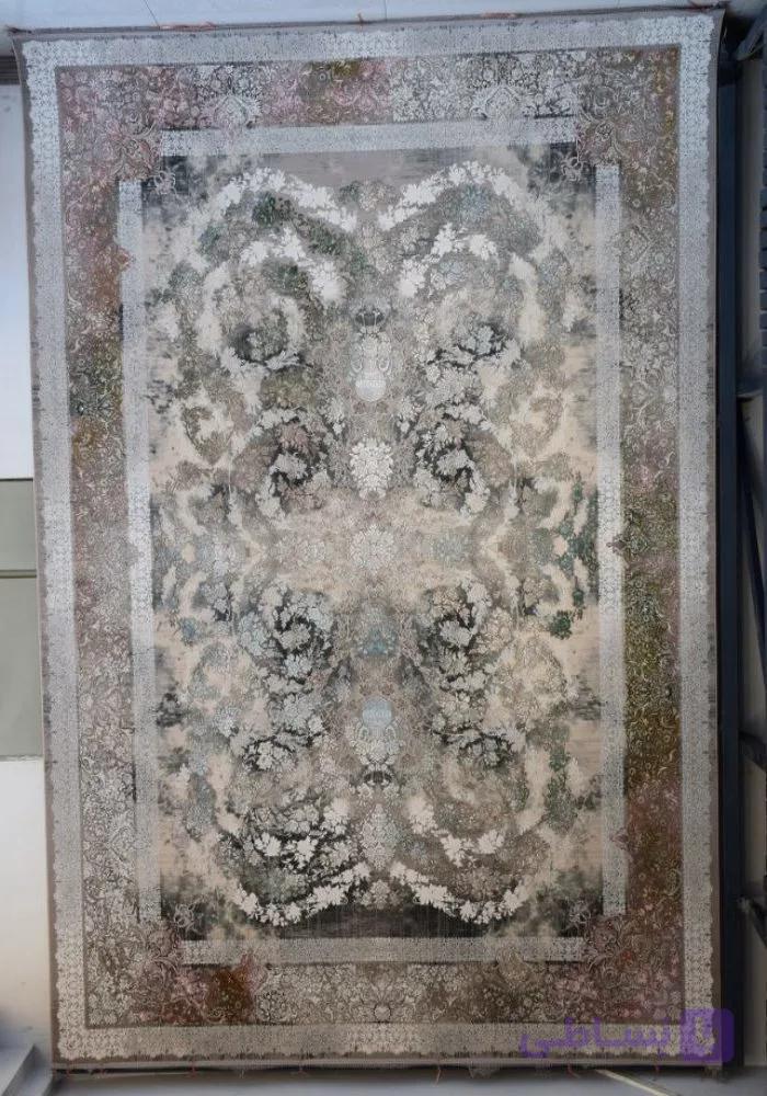 فرش طرح رها ترمه ای کد 46715 — تصویر 1
