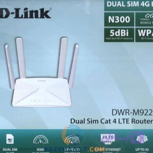 مودم 4G LTE دی-لینک مدل DWR-M922 دو سیم کارت تجهیزات شبکه — تصویر 1