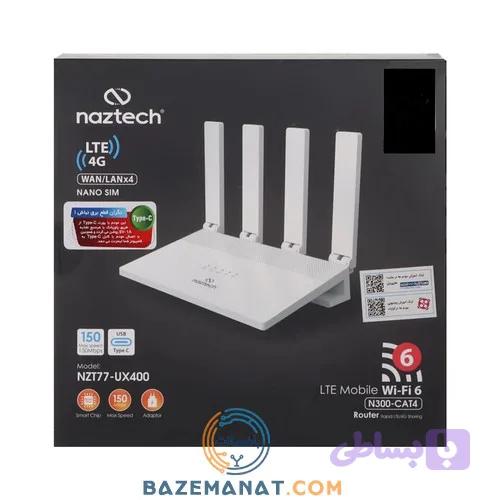 مودم 4G LTE سیم‌کارتی NZT77 مدل UX400 — تصویر 1