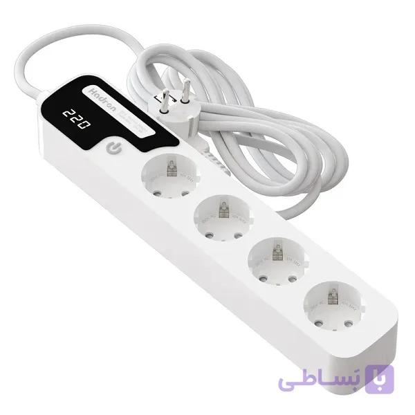 چندراهی و محافظ برق هادرون مدل P214 با کابل 3 متر اصلی — تصویر 1