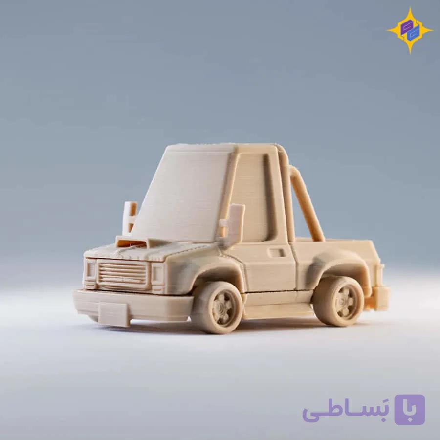 کیت ماکت ماشین شورلت وانت تون اختصاصی | Tooned Chevrolet Truck Kit Card — تصویر 1