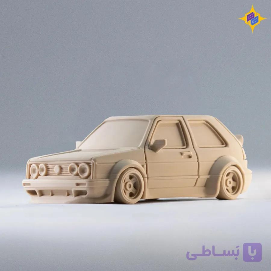 کیت ماکت ماشین فولکس گلف GTI ام‌کی 2 تیونینگ | Golf GTI MK2 Tuning Kit Card — تصویر 1