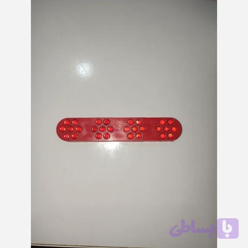 شبرنگ انگشتی 28 نگین بدنه قرمز