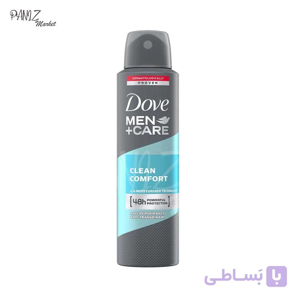 اسپری بدن مردانه داو مدل MEN Clean Comfort — تصویر 1