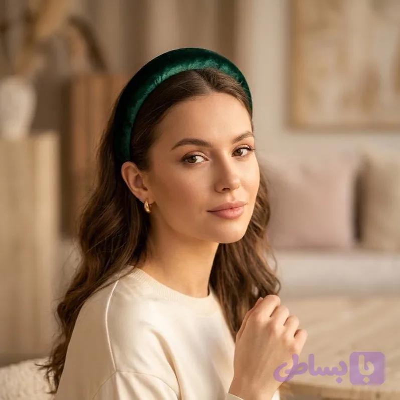 تل مو زنانه مدل مخمل