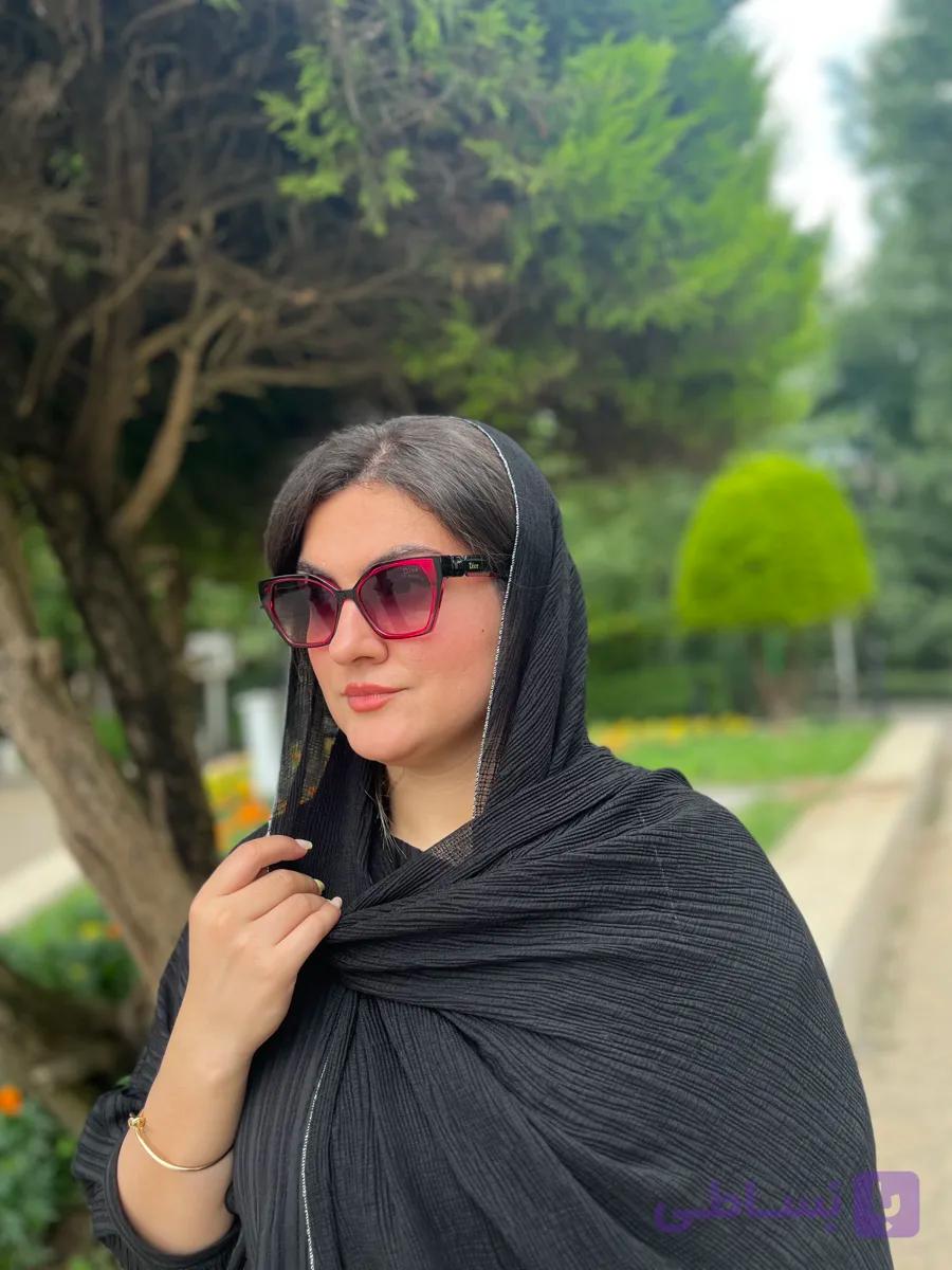 شال مشکی دورلمه