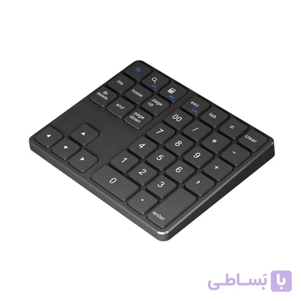 کیبورد بی‌سیم عددی دوگانه شارژی K35 — تصویر 1